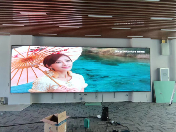 牟定P1.53led小间距屏安装案例